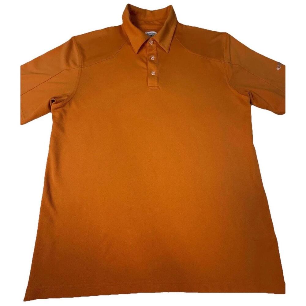 Callaway Men’s Golf Shirt Size XL Orange